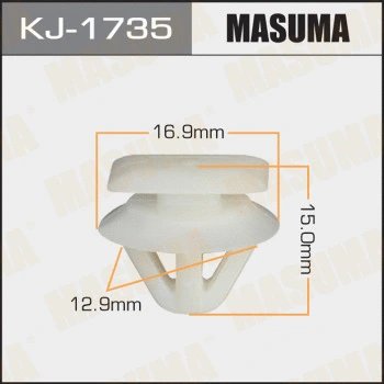 KJ-1735 MASUMA Зажим, молдинг / защитная накладка (фото 1)