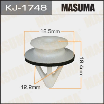 KJ-1748 MASUMA Зажим, молдинг / защитная накладка (фото 1)