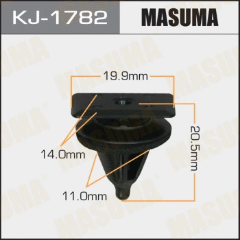 KJ-1782 MASUMA Зажим, молдинг / защитная накладка (фото 1)
