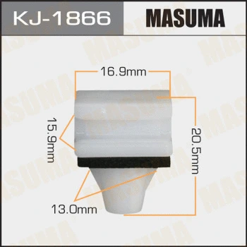 KJ-1866 MASUMA Зажим, молдинг / защитная накладка (фото 1)
