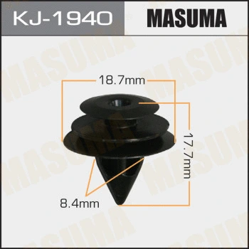 KJ-1940 MASUMA Зажим, молдинг / защитная накладка (фото 1)