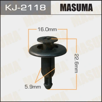 KJ-2118 MASUMA Зажим, молдинг / защитная накладка (фото 1)