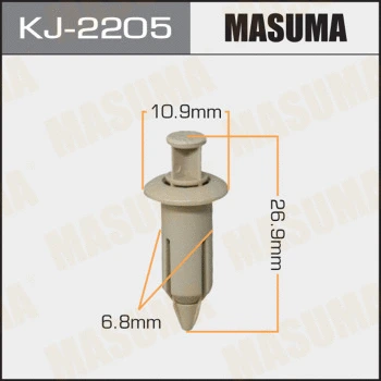 KJ-2205 MASUMA Зажим, молдинг / защитная накладка (фото 1)
