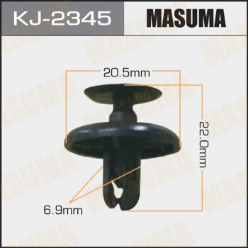 KJ-2345 MASUMA Зажим, молдинг / защитная накладка (фото 1)