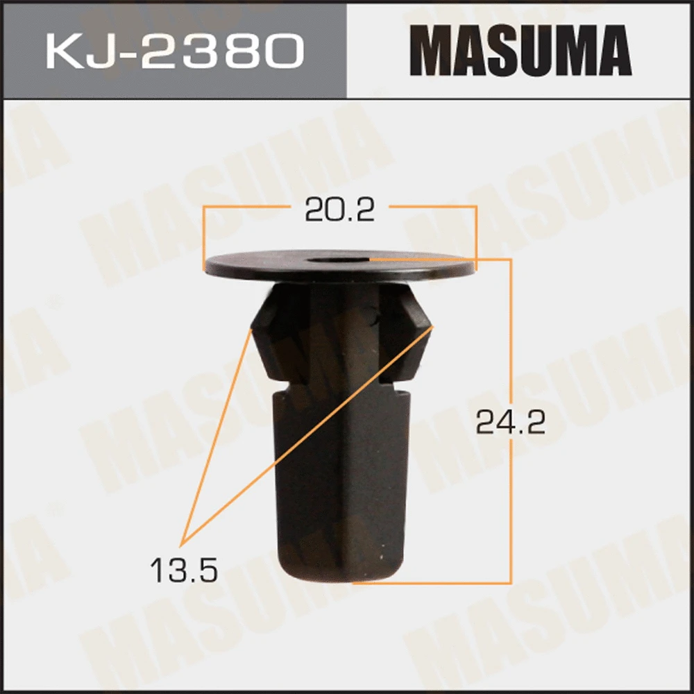 KJ-2380 MASUMA Зажим, молдинг / защитная накладка (фото 1)