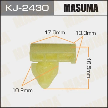 KJ-2430 MASUMA Зажим, молдинг / защитная накладка (фото 1)