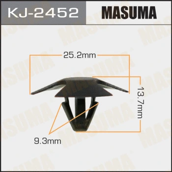 KJ-2452 MASUMA Зажим, молдинг / защитная накладка (фото 1)