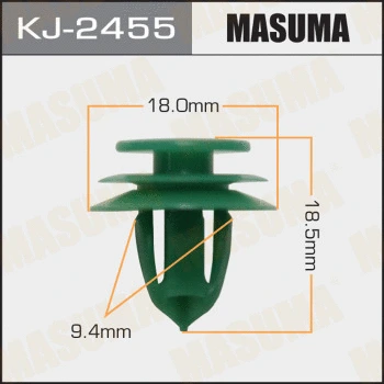 KJ-2455 MASUMA Зажим, молдинг / защитная накладка (фото 1)