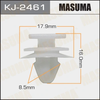 KJ-2461 MASUMA Зажим, молдинг / защитная накладка (фото 1)