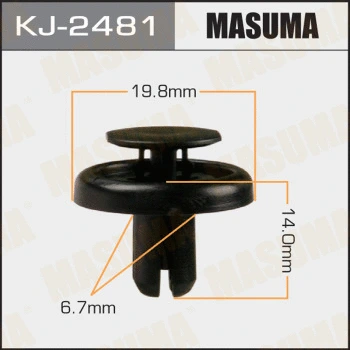 KJ-2481 MASUMA Зажим, молдинг / защитная накладка (фото 1)