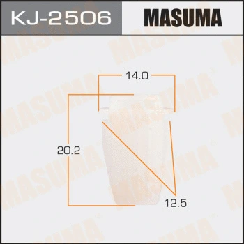 KJ-2506 MASUMA Зажим, молдинг / защитная накладка (фото 1)
