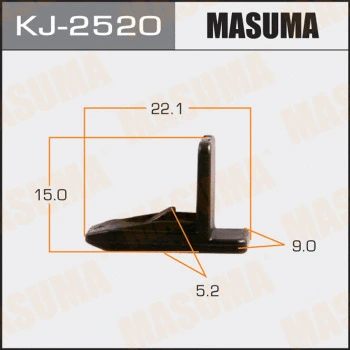 KJ-2520 MASUMA Зажим, молдинг / защитная накладка (фото 1)