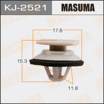 KJ-2521 MASUMA Зажим, молдинг / защитная накладка (фото 1)