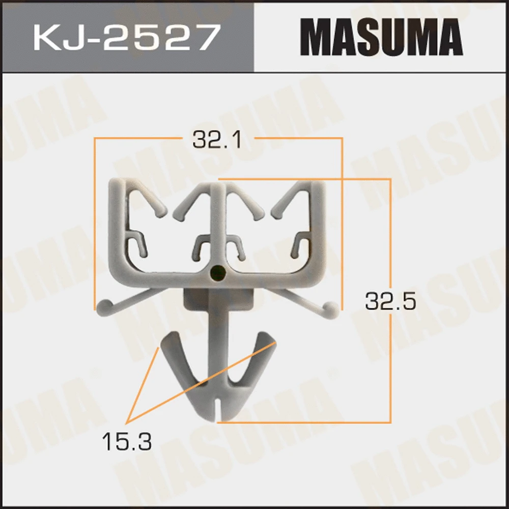 KJ-2527 MASUMA Зажим, молдинг / защитная накладка (фото 1)