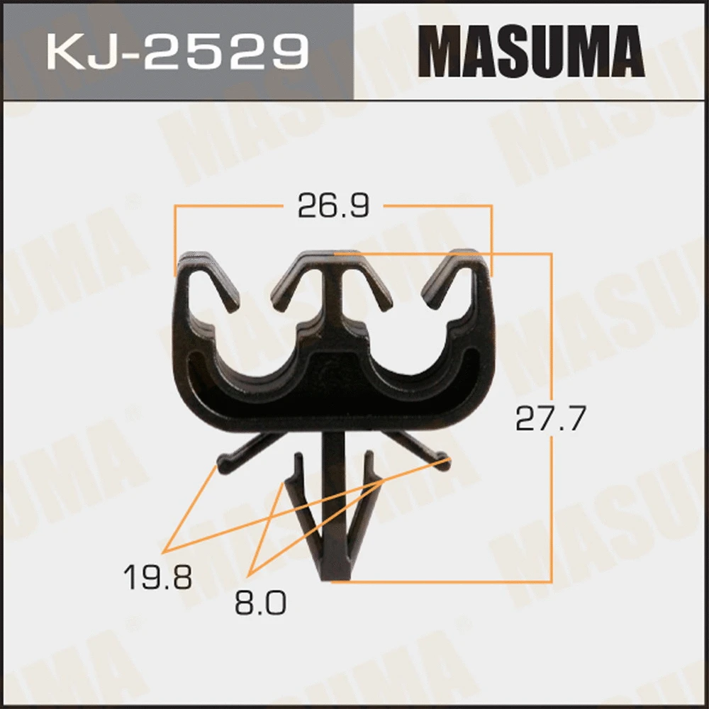 KJ-2529 MASUMA Зажим, молдинг / защитная накладка (фото 1)