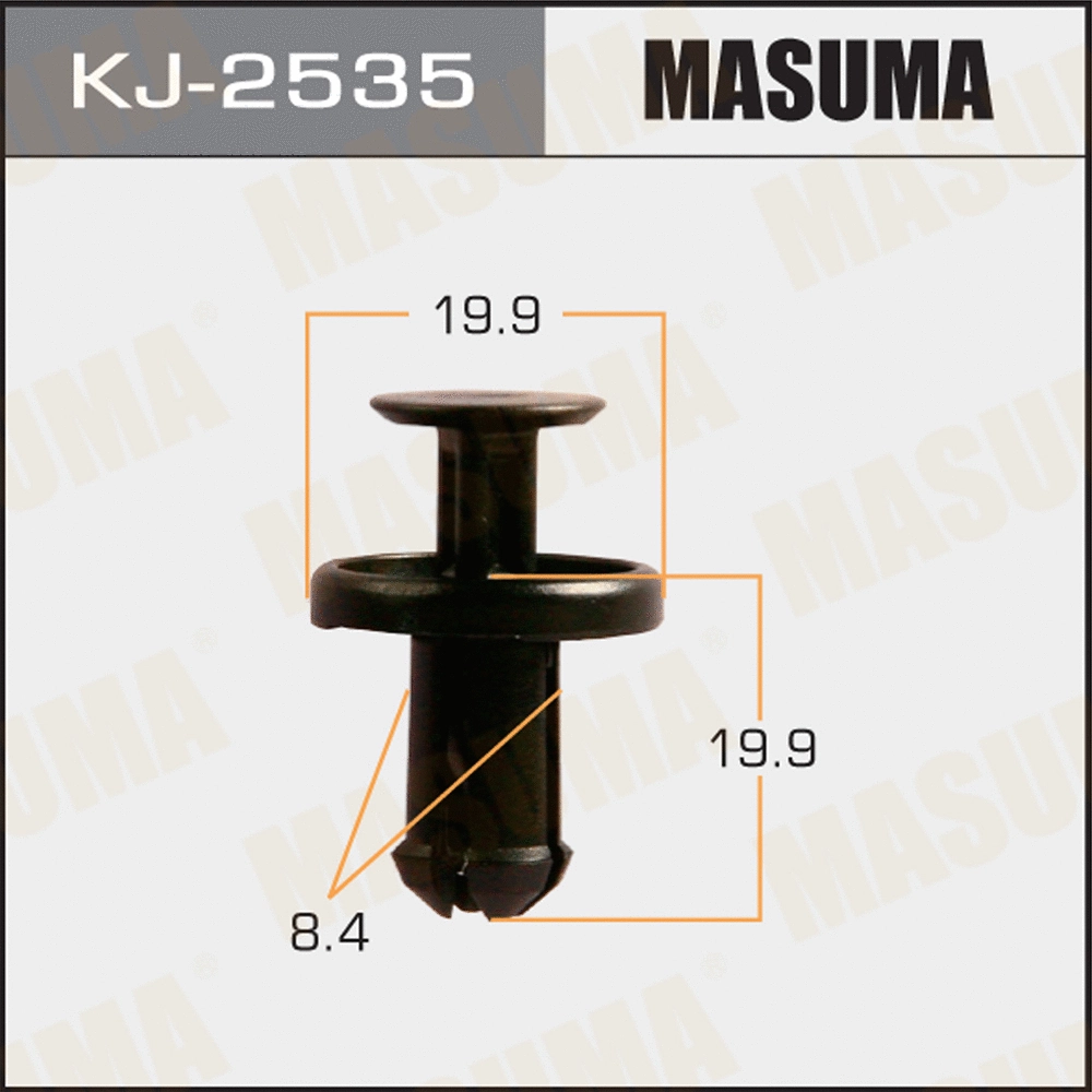 KJ-2535 MASUMA Зажим, молдинг / защитная накладка (фото 1)