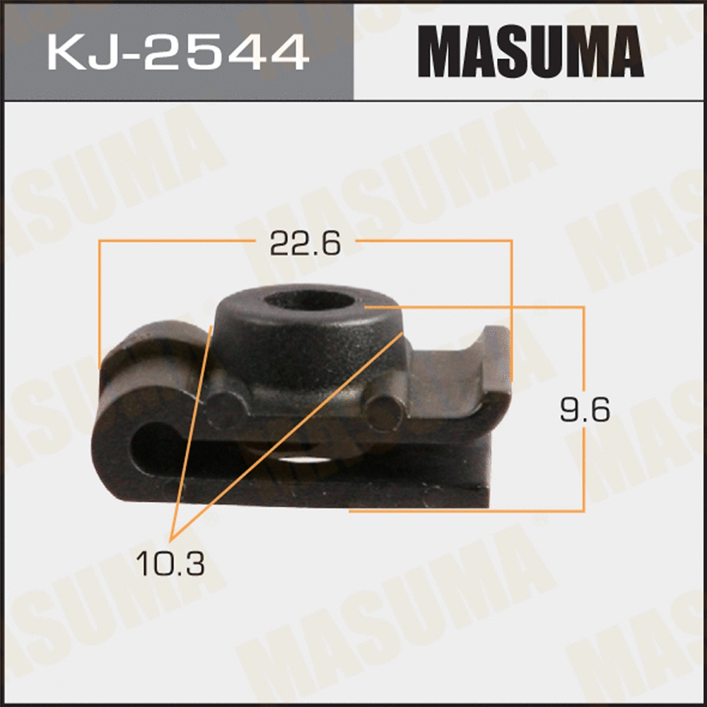 KJ-2544 MASUMA Зажим, молдинг / защитная накладка (фото 1)