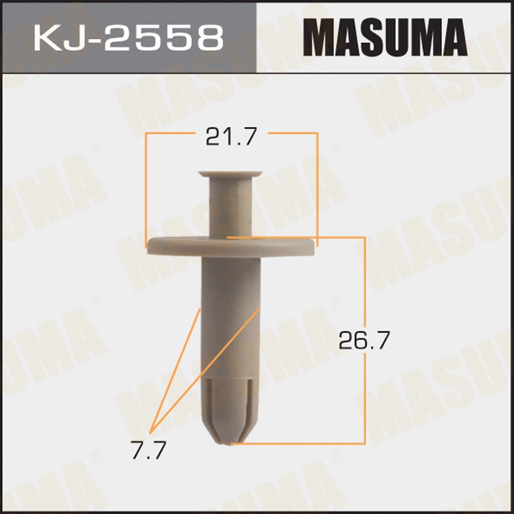 KJ-2558 MASUMA Зажим, молдинг / защитная накладка (фото 1)
