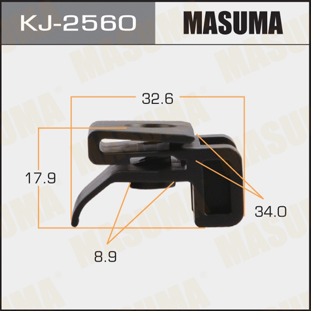 KJ-2560 MASUMA Зажим, молдинг / защитная накладка (фото 1)