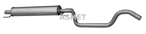 05.229 ASMET Средний глушитель выхлопных газов (фото 2)