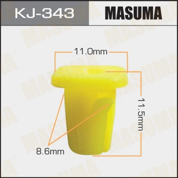 KJ-343 MASUMA Зажим, молдинг / защитная накладка (фото 1)