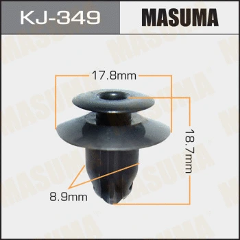 KJ-349 MASUMA Зажим, молдинг / защитная накладка (фото 1)