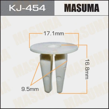 KJ-454 MASUMA Зажим, молдинг / защитная накладка (фото 1)