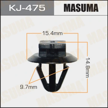 KJ-475 MASUMA Зажим, молдинг / защитная накладка (фото 1)