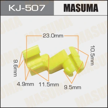 KJ-507 MASUMA Зажим, молдинг / защитная накладка (фото 1)