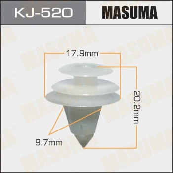 KJ520 MASUMA Зажим, молдинг / защитная накладка (фото 1)