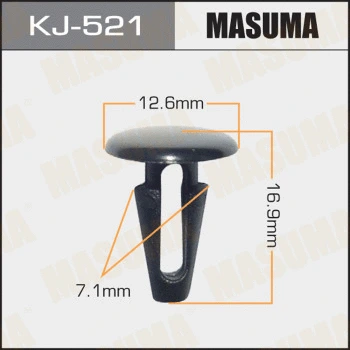 KJ-521 MASUMA Зажим, молдинг / защитная накладка (фото 1)