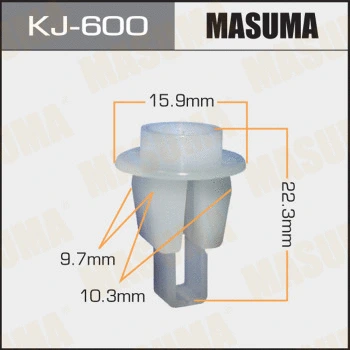 KJ-600 MASUMA Зажим, молдинг / защитная накладка (фото 1)