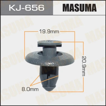 KJ-656 MASUMA Зажим, молдинг / защитная накладка (фото 1)