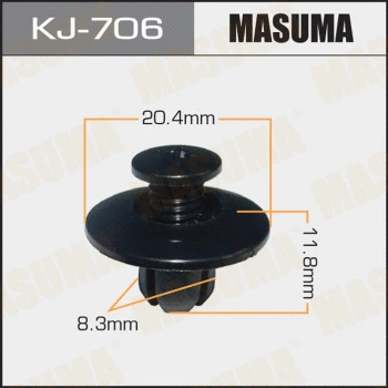 KJ706 MASUMA Зажим, молдинг / защитная накладка (фото 1)