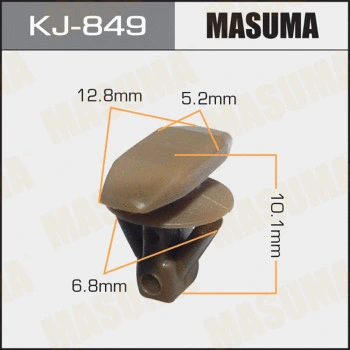 KJ-849 MASUMA Зажим, молдинг / защитная накладка (фото 1)