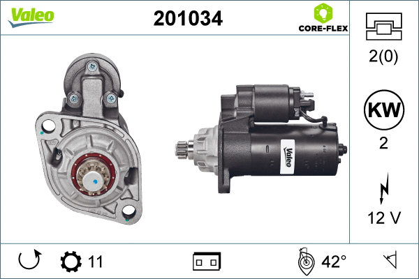 201034 VALEO Стартер (фото 4)