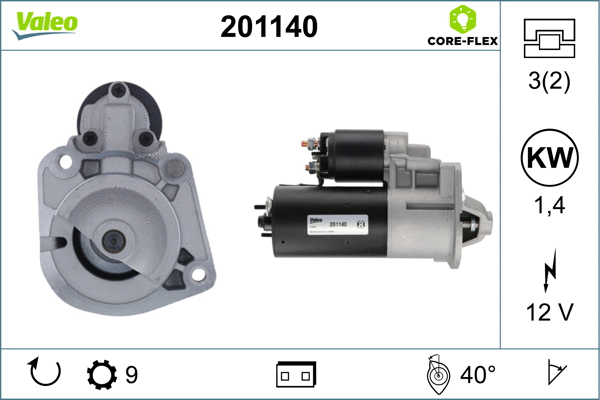 201140 VALEO Стартер (фото 4)