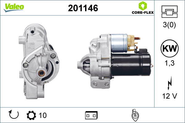 201146 VALEO Стартер (фото 1)