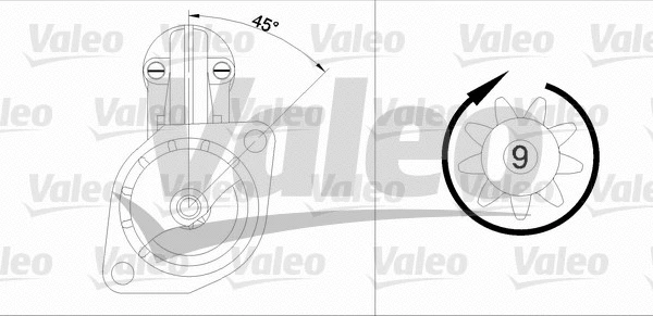 433298 VALEO Стартер (фото 1)