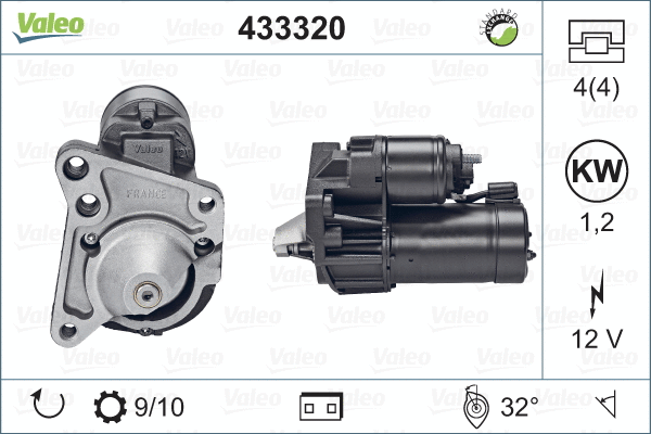 433320 VALEO Стартер (фото 4)