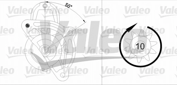 433323 VALEO Стартер (фото 1)