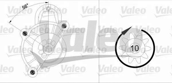 433324 VALEO Стартер (фото 1)