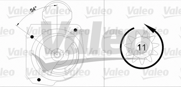 433327 VALEO Стартер (фото 1)