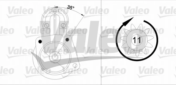 433346 VALEO Стартер (фото 1)