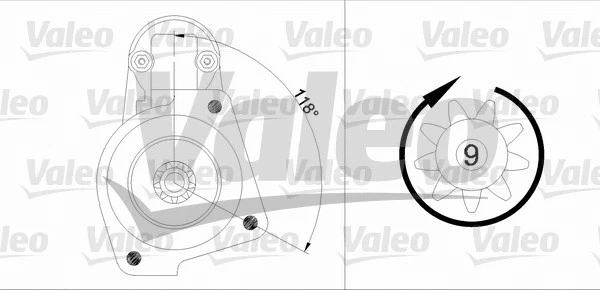 436016 VALEO Стартер (фото 1)