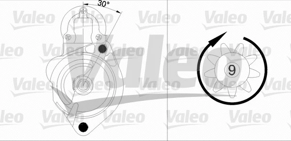 436030 VALEO Стартер (фото 1)