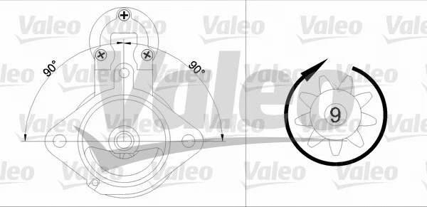 436040 VALEO Стартер (фото 1)