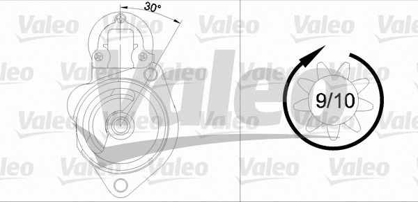 436048 VALEO Стартер (фото 1)