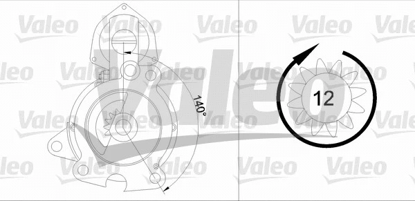 436093 VALEO Стартер (фото 1)