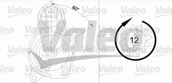 436094 VALEO Стартер (фото 1)